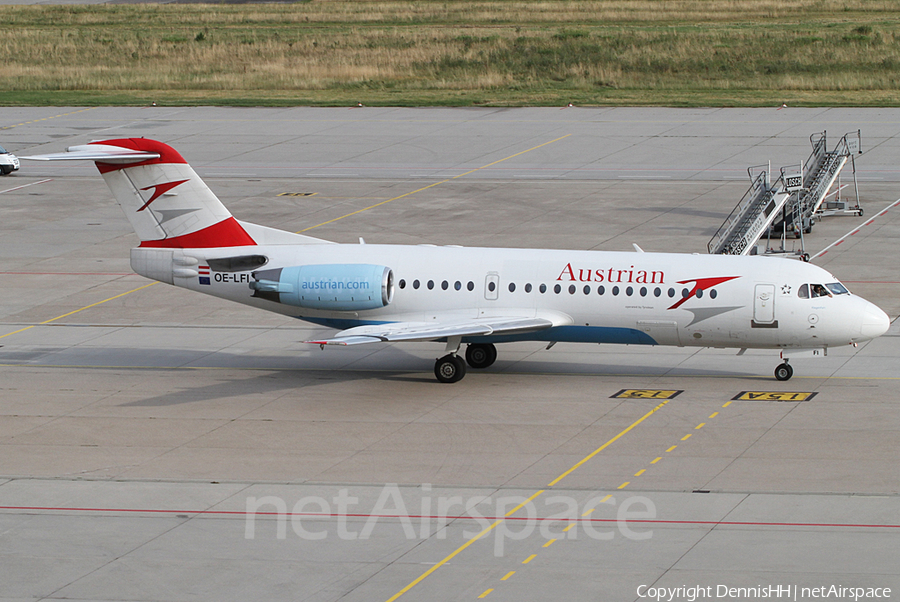 Austrian Airlines Fokker 70 (OE-LFI) | Photo 391856