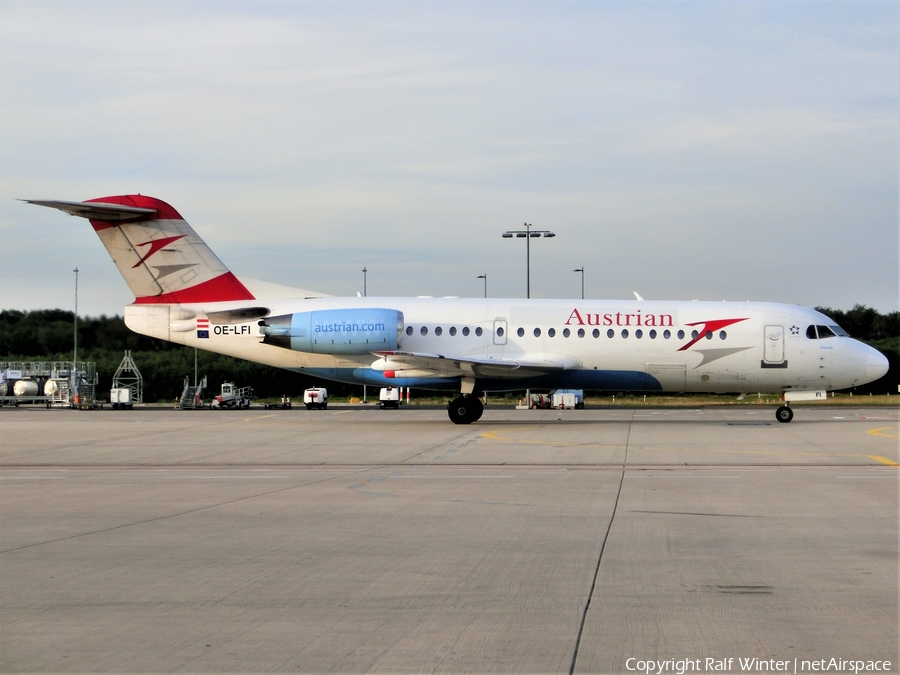 Austrian Airlines Fokker 70 (OE-LFI) | Photo 311038