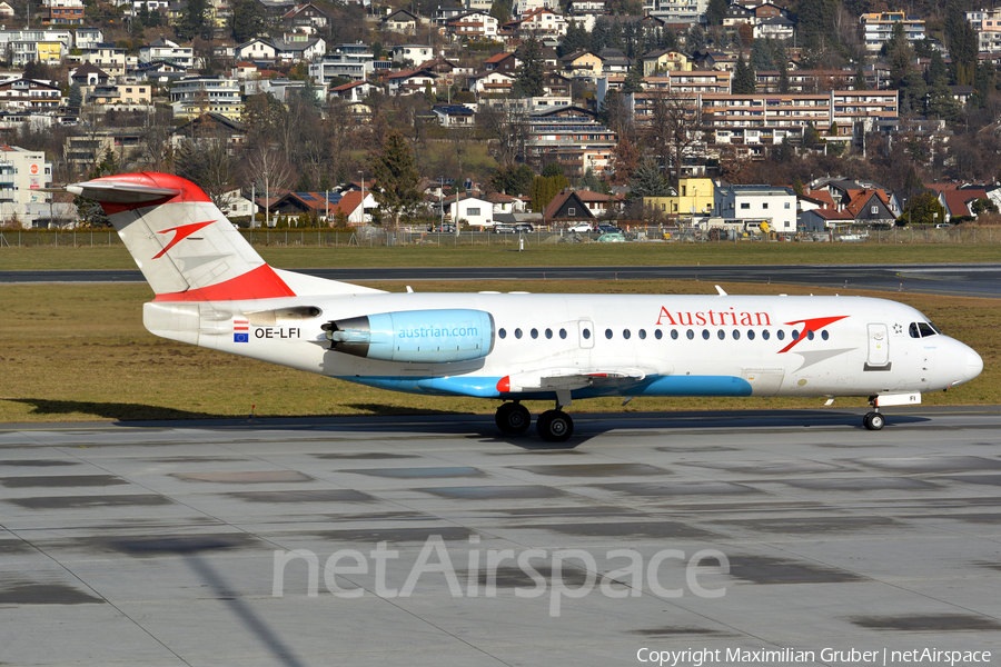 Austrian Airlines Fokker 70 (OE-LFI) | Photo 131789