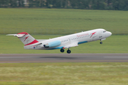 Austrian Airlines Fokker 70 (OE-LFI) at  Vienna - Schwechat, Austria