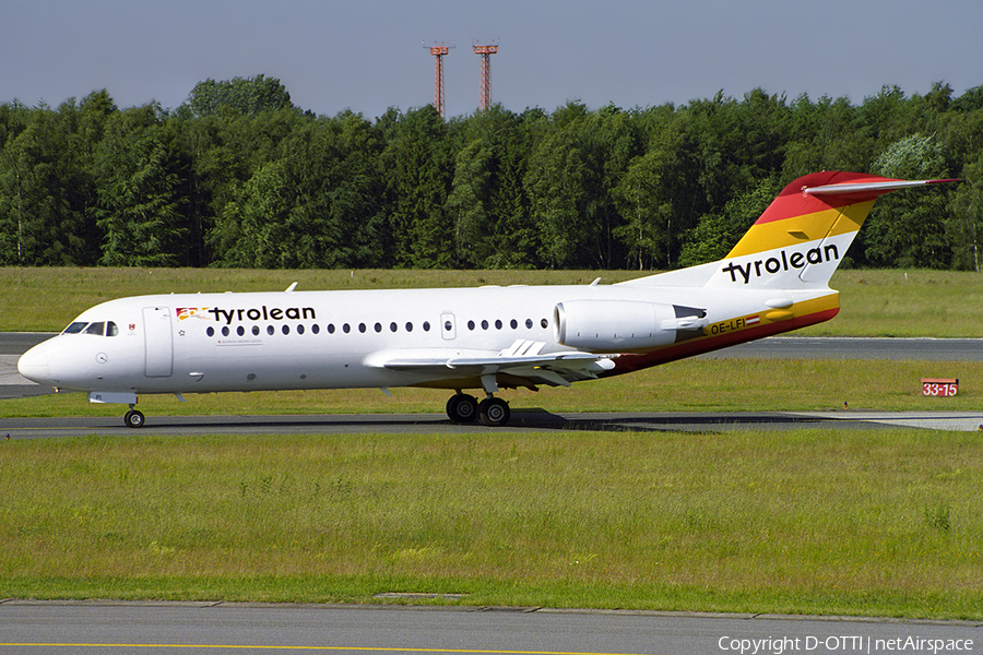 Tyrolean Airways Fokker 70 (OE-LFI) | Photo 481448