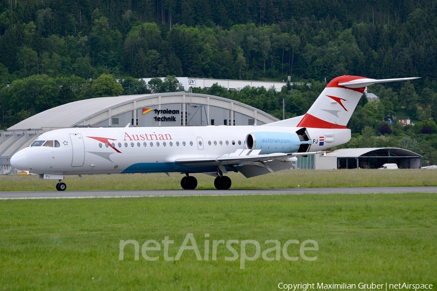 Austrian Airlines Fokker 70 (OE-LFJ) | Photo 111625