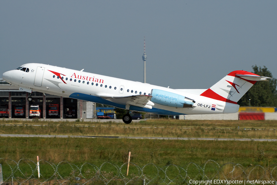 Austrian Airlines Fokker 70 (OE-LFJ) | Photo 275838