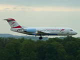 Austrian Arrows (Tyrolean) Fokker 70 (OE-LFJ) at  Cologne/Bonn, Germany