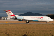 Austrian Arrows (Tyrolean) Fokker 70 (OE-LFJ) at  Salzburg - W. A. Mozart, Austria