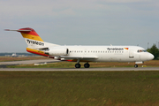 Tyrolean Airways Fokker 70 (OE-LFK) at  Frankfurt am Main, Germany