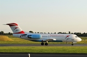 Austrian Arrows (Tyrolean) Fokker 70 (OE-LFL) at  Warsaw - Frederic Chopin International, Poland