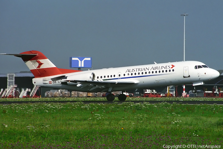 Austrian Airlines Fokker 70 (OE-LFO) | Photo 151577