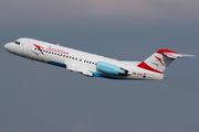 Austrian Airlines Fokker 70 (OE-LFP) at  Dusseldorf - International, Germany