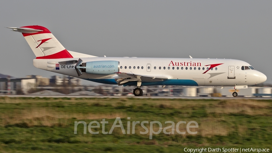 Austrian Airlines Fokker 70 (OE-LFP) | Photo 228269