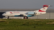 Austrian Airlines Fokker 70 (OE-LFP) at  Dusseldorf - International, Germany