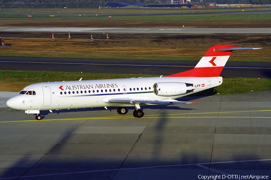 Austrian Airlines Fokker 70 (OE-LFP) | Photo 285159