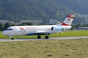 Austrian Airlines Fokker 70 (OE-LFP) at  Innsbruck - Kranebitten, Austria