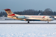 Austrian Arrows (Tyrolean) Fokker 70 (OE-LFP) at  Salzburg - W. A. Mozart, Austria