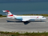 Austrian Airlines Fokker 70 (OE-LFQ) at  Corfu - International, Greece