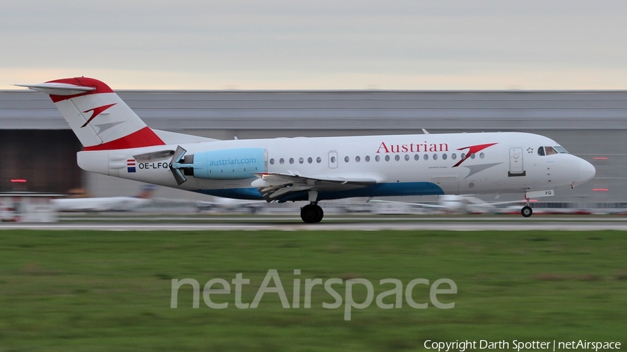 Austrian Airlines Fokker 70 (OE-LFQ) | Photo 216409