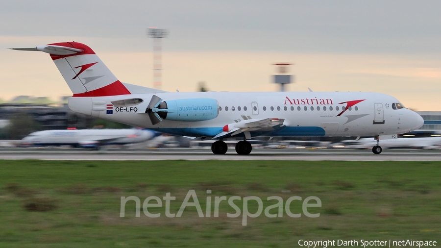 Austrian Airlines Fokker 70 (OE-LFQ) | Photo 216410