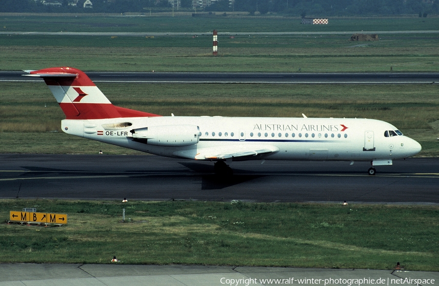 Austrian Airlines Fokker 70 (OE-LFR) | Photo 442731