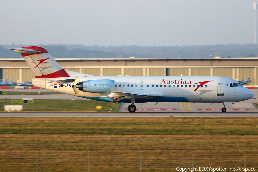 Austrian Airlines Fokker 70 (OE-LFR) | Photo 379949