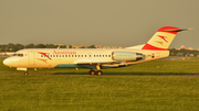 Austrian Airlines Fokker 70 (OE-LFR) at  Warsaw - Frederic Chopin International, Poland