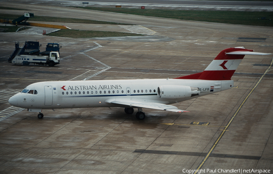 Austrian Airlines Fokker 70 (OE-LFR) | Photo 103134