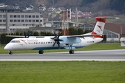 Austrian Airlines Bombardier DHC-8-402Q (OE-LGA) at  Innsbruck - Kranebitten, Austria