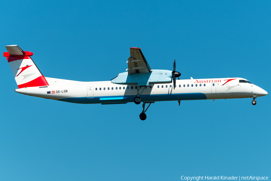 Austrian Airlines Bombardier DHC-8-402Q (OE-LGB) | Photo 298226