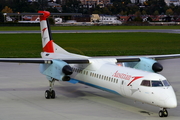 Austrian Airlines Bombardier DHC-8-402Q (OE-LGC) at  Innsbruck - Kranebitten, Austria