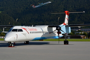 Austrian Airlines Bombardier DHC-8-402Q (OE-LGE) at  Innsbruck - Kranebitten, Austria