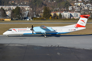 Austrian Airlines Bombardier DHC-8-402Q (OE-LGF) at  Innsbruck - Kranebitten, Austria