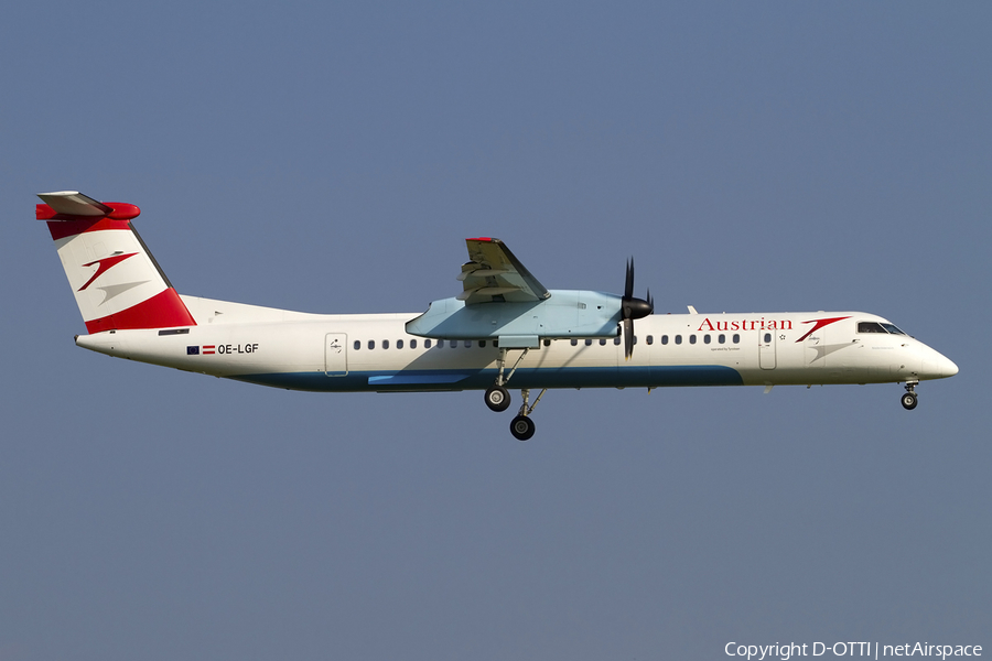 Austrian Airlines Bombardier DHC-8-402Q (OE-LGF) | Photo 411320