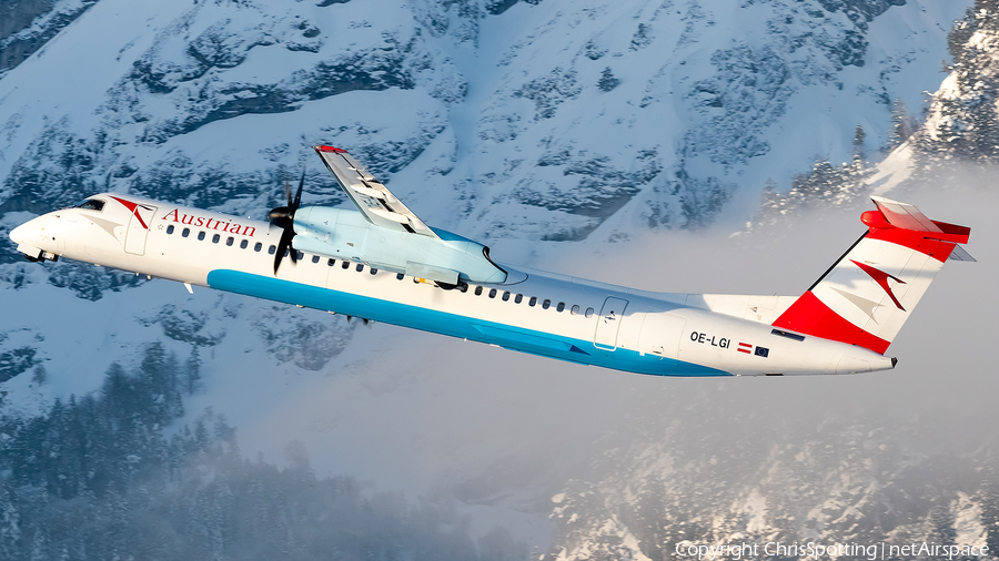 Austrian Airlines Bombardier DHC-8-402Q (OE-LGI) | Photo 289130