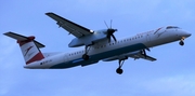 Austrian Airlines Bombardier DHC-8-402Q (OE-LGJ) at  Warsaw - Frederic Chopin International, Poland