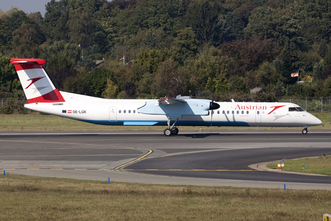 Austrian Airlines (Tyrolean) Bombardier DHC-8-402Q (OE-LGK) at  Hamburg - Fuhlsbuettel (Helmut Schmidt), Germany