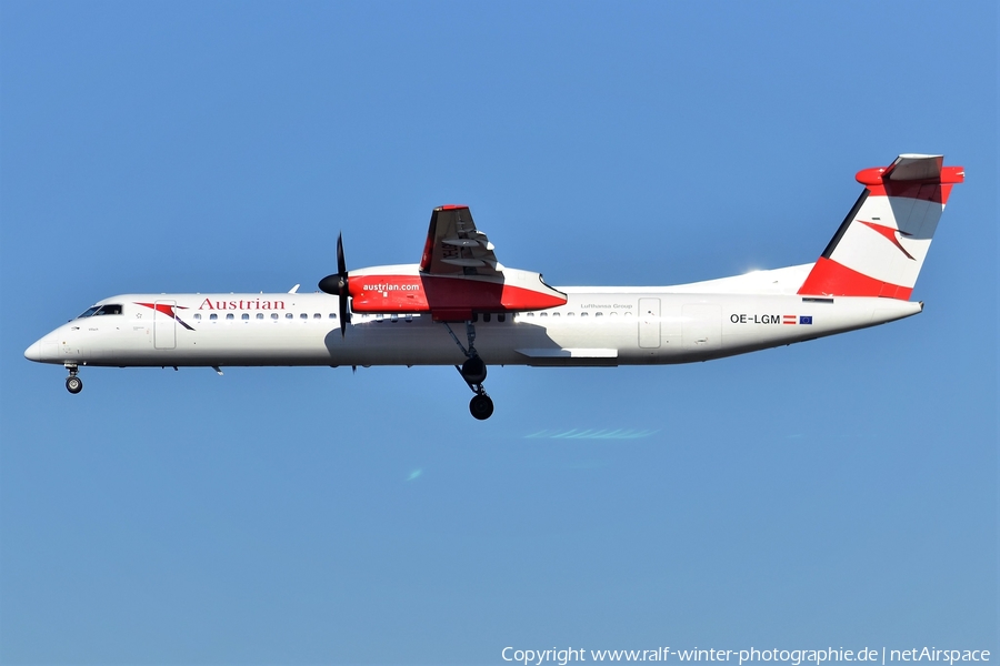 Austrian Airlines Bombardier DHC-8-402Q (OE-LGM) | Photo 387604