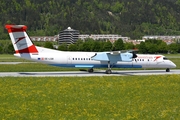 Austrian Airlines Bombardier DHC-8-402Q (OE-LGM) at  Innsbruck - Kranebitten, Austria