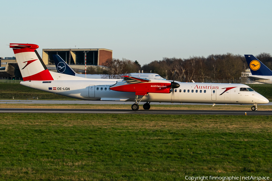 Austrian Airlines Bombardier DHC-8-402Q (OE-LGN) | Photo 439702