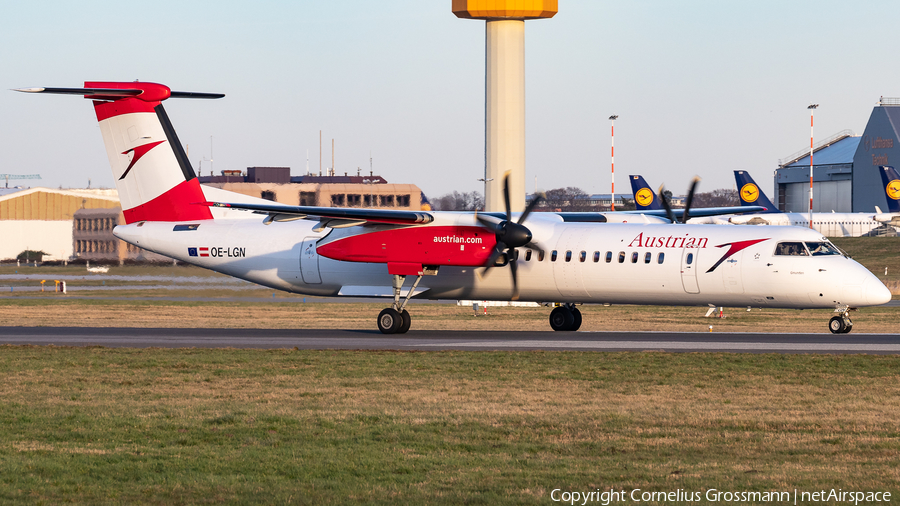Austrian Airlines Bombardier DHC-8-402Q (OE-LGN) | Photo 439725