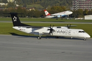 Austrian Airlines (Tyrolean) Bombardier DHC-8-402Q (OE-LGO) at  Innsbruck - Kranebitten, Austria