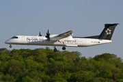 Austrian Airlines Bombardier DHC-8-402Q (OE-LGP) at  Luxembourg - Findel, Luxembourg