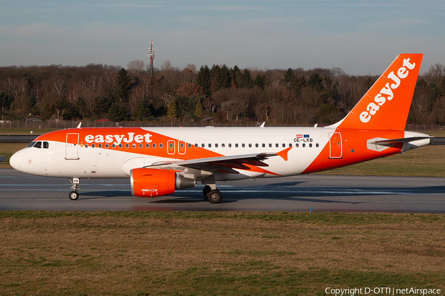 easyJet Europe Airbus A319-111 (OE-LKB) | Photo 368124