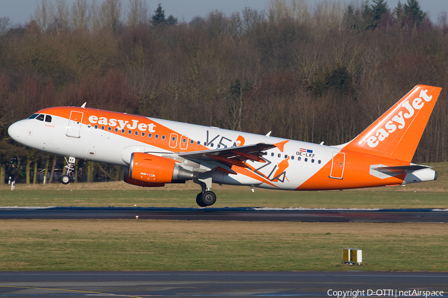 easyJet Europe Airbus A319-111 (OE-LKF) | Photo 220486