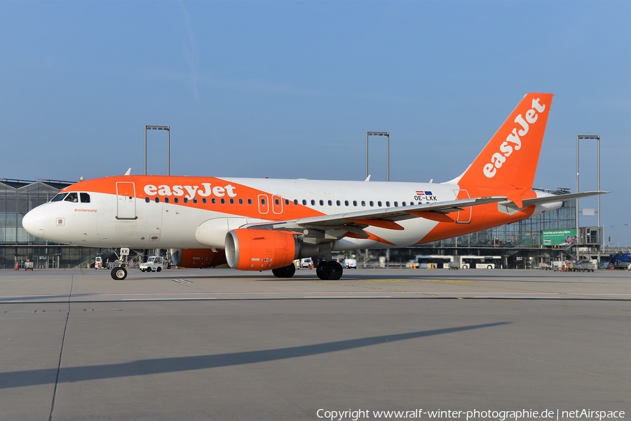 easyJet Europe Airbus A319-111 (OE-LKK) | Photo 383078