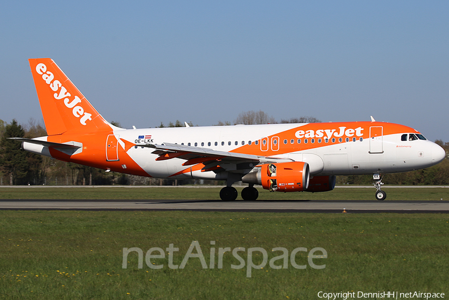 easyJet Europe Airbus A319-111 (OE-LKK) | Photo 443828