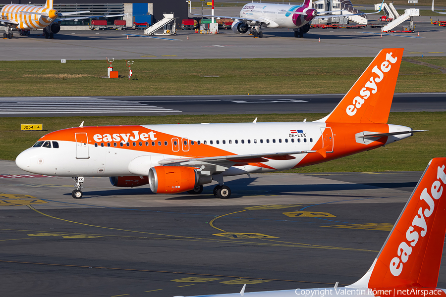 easyJet Europe Airbus A319-111 (OE-LKK) | Photo 681043