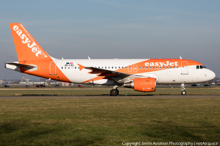 easyJet Europe Airbus A319-111 (OE-LKL) | Photo 322264