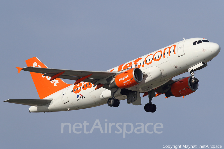 easyJet Europe Airbus A319-111 (OE-LKQ) | Photo 380027