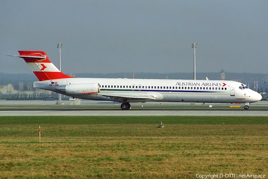 Austrian Airlines McDonnell Douglas MD-87 (OE-LMK) | Photo 389950
