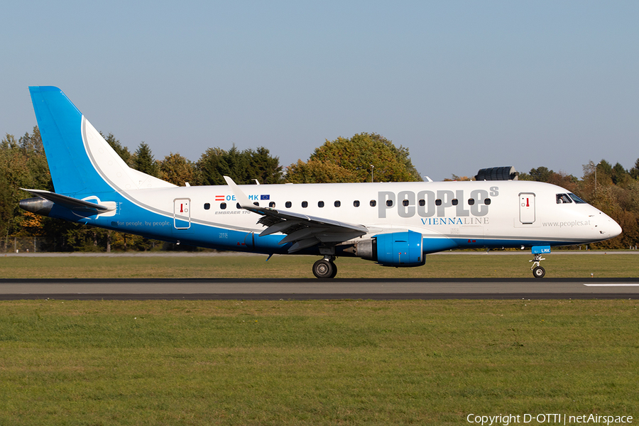 People's Viennaline Embraer ERJ-170STD (ERJ-170-100) (OE-LMK) | Photo 269317