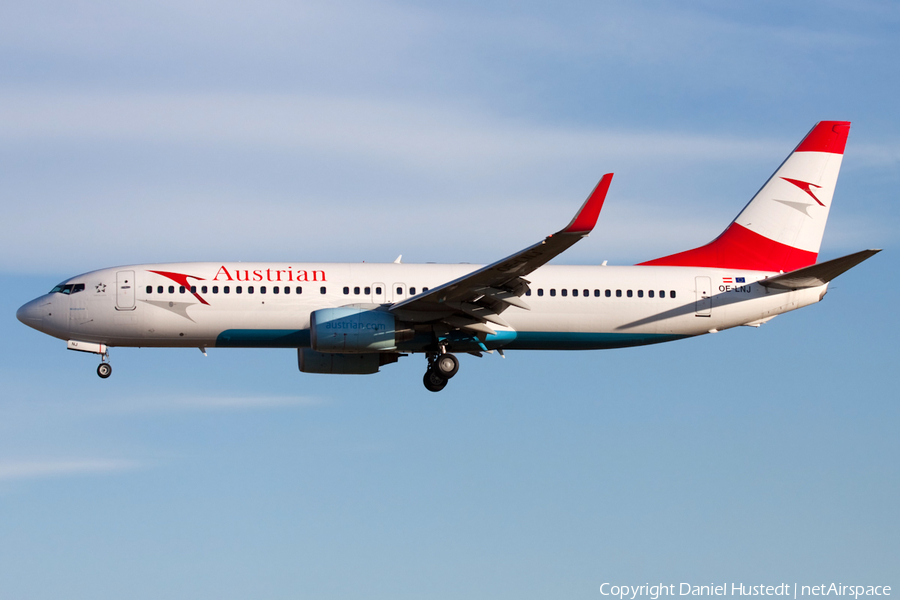Austrian Airlines Boeing 737-8Z9 (OE-LNJ) | Photo 540226